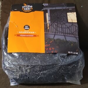 Hyde and EEK Black Spiderweb Wall Decor Size 10Ft Long